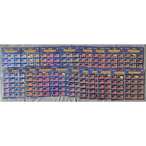 Beistle Creation Patriotic Holographic American Flag Sticker Sheets Lot of 19 #2